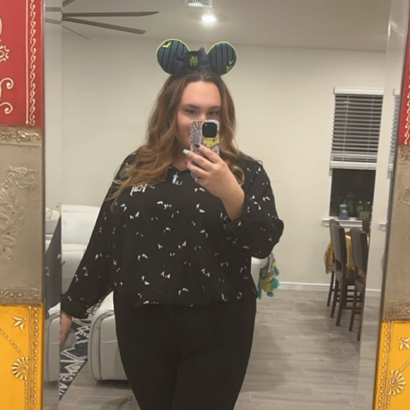 Disney Haunted Mansion Georgette Blouse torrid - Picture 2 of 5